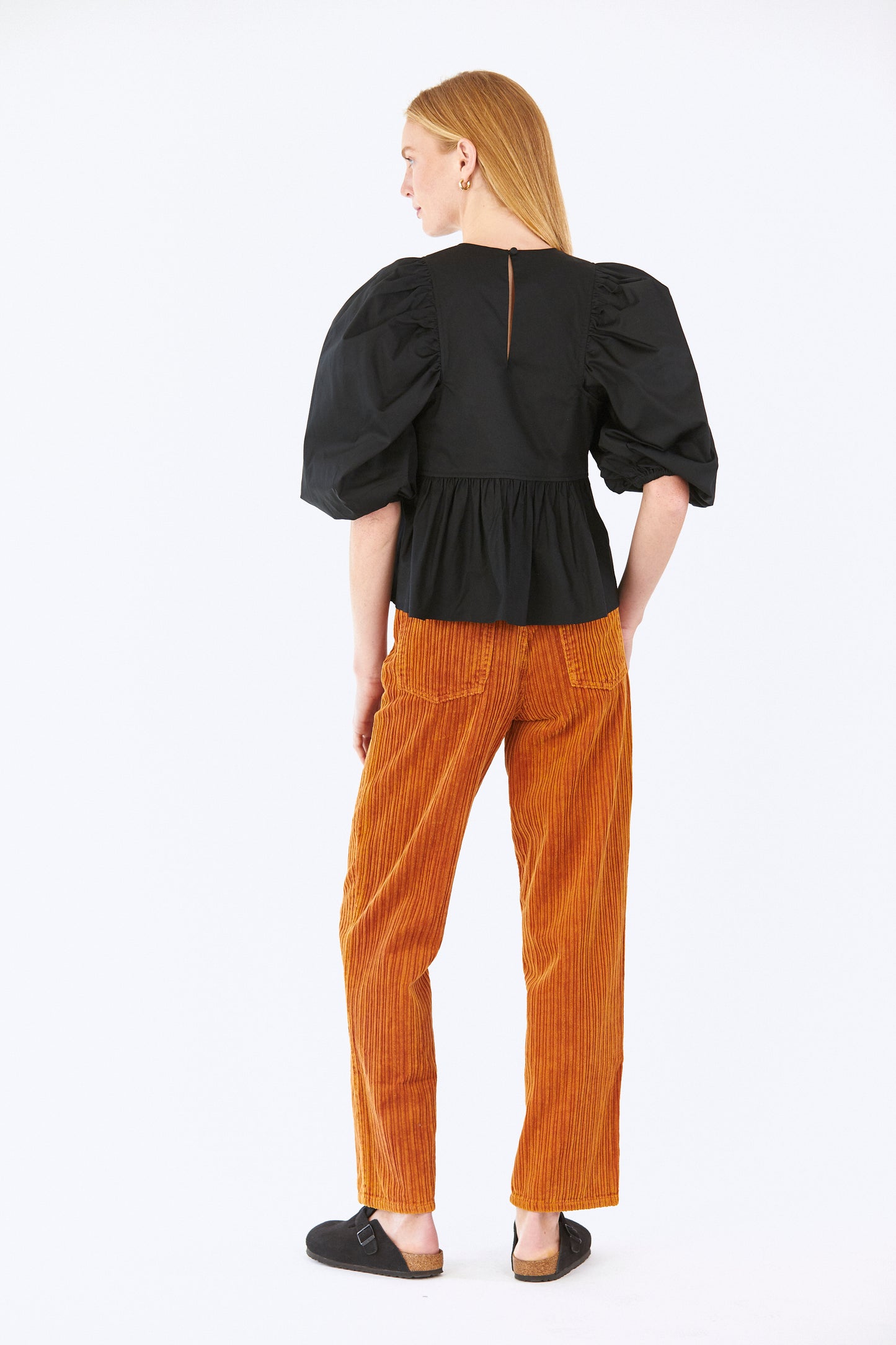 HUNTER BELL HARLOW TOP - BLACK