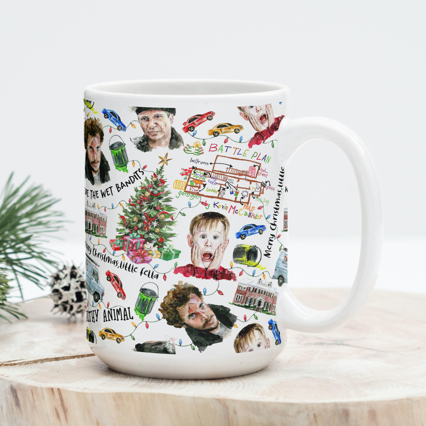 Home Alone Christmas Mug