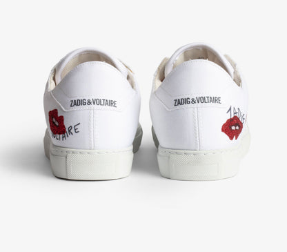 Zadig & Voltaire The La Flash Lips Sneakers