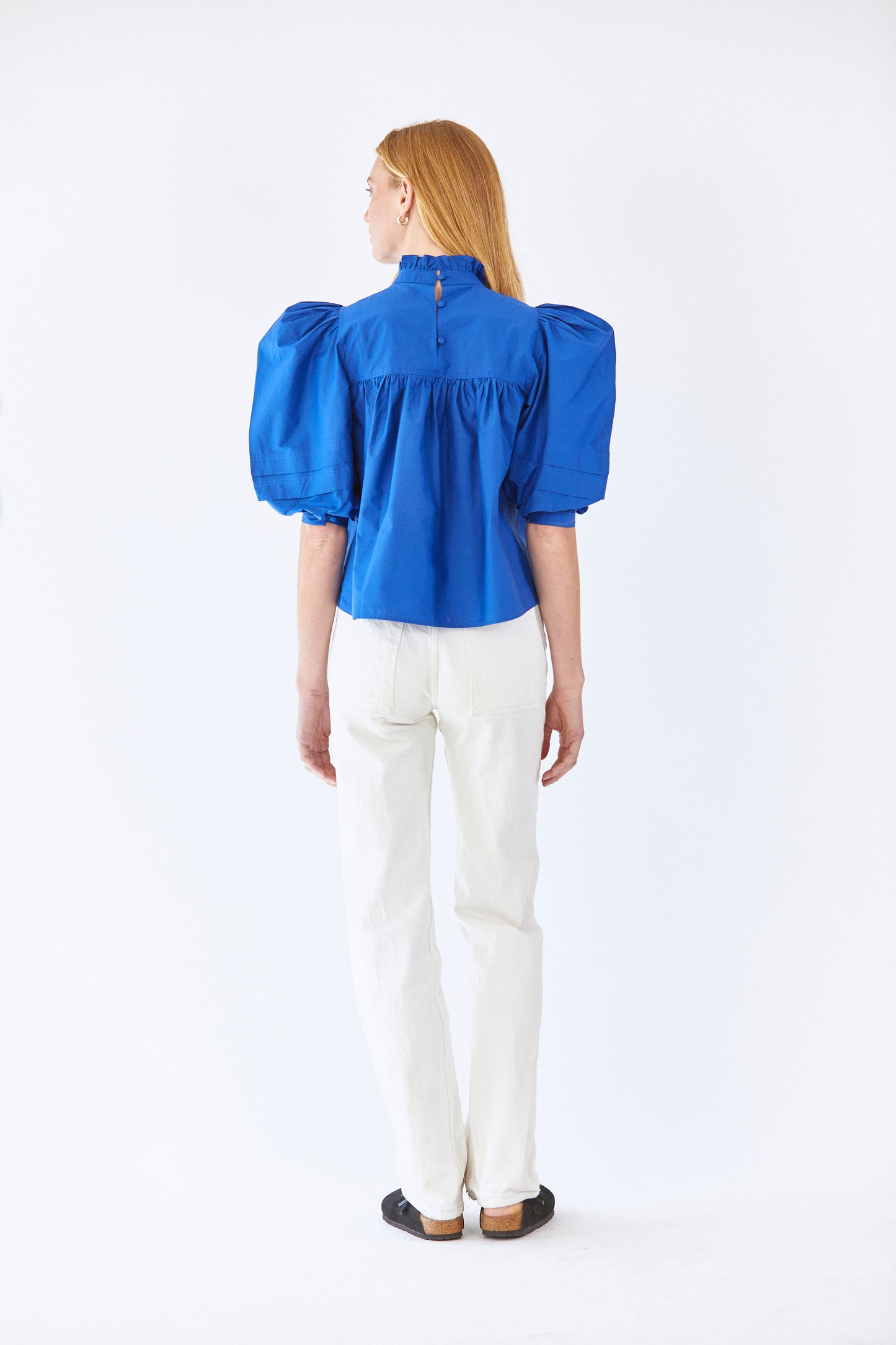 HUNTER BELL SOFIA TOP - DISTANT BLUE