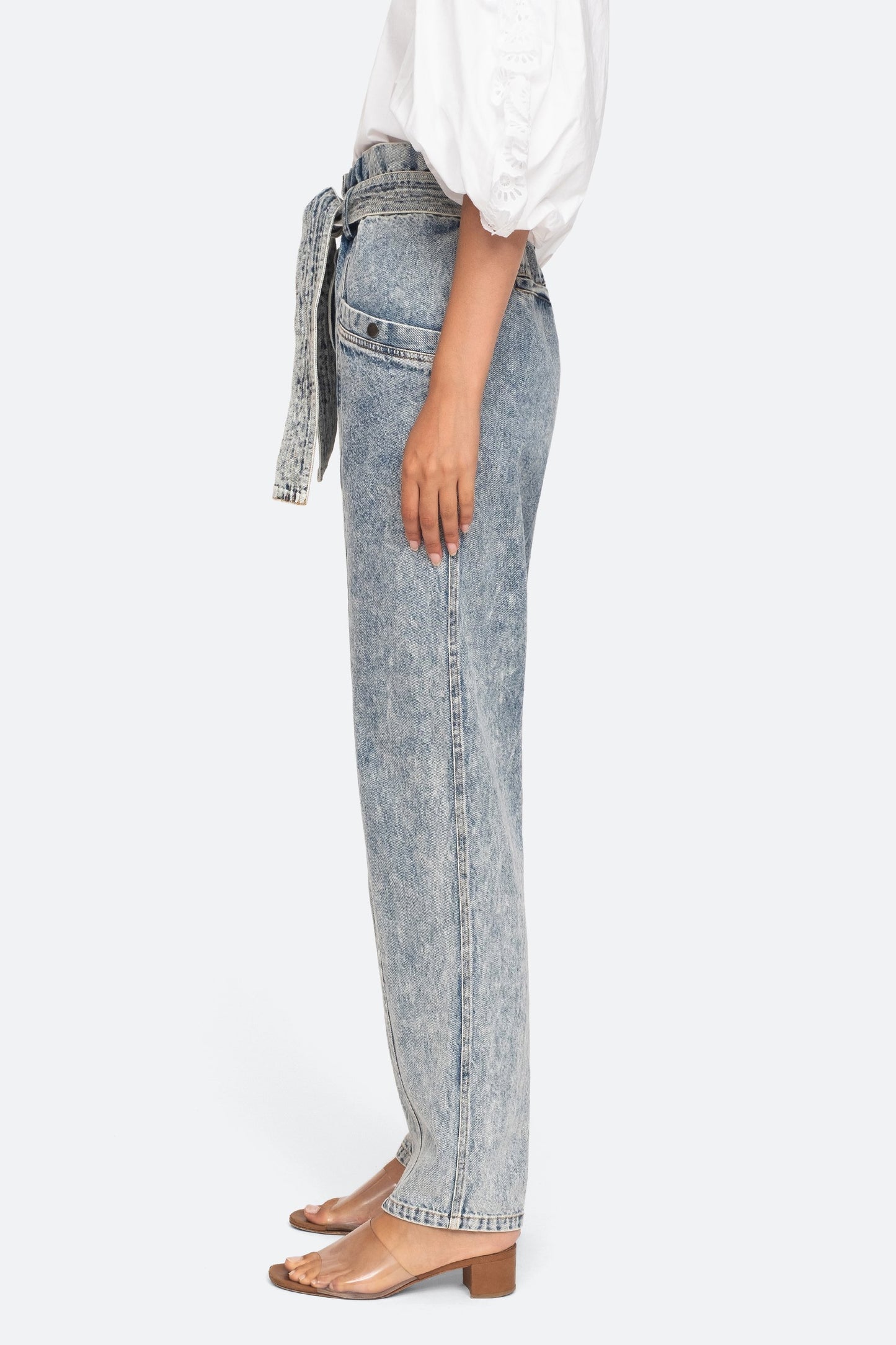 Betty Acid Wash Paperbag Jean