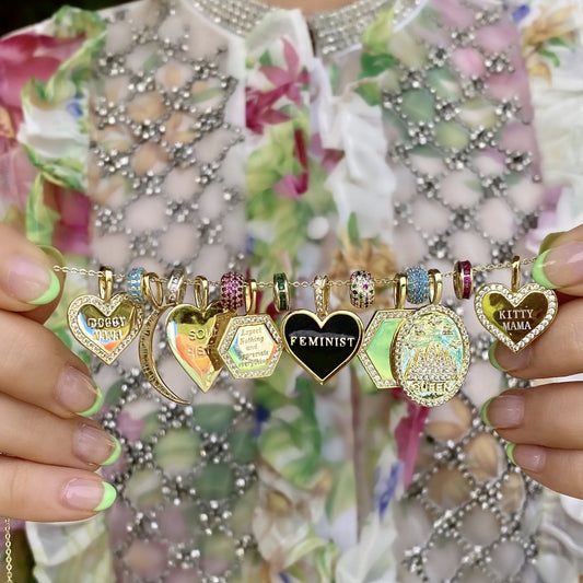 Icons To The Moon Charm