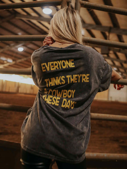COWBOY THESE DAYS (front + back)