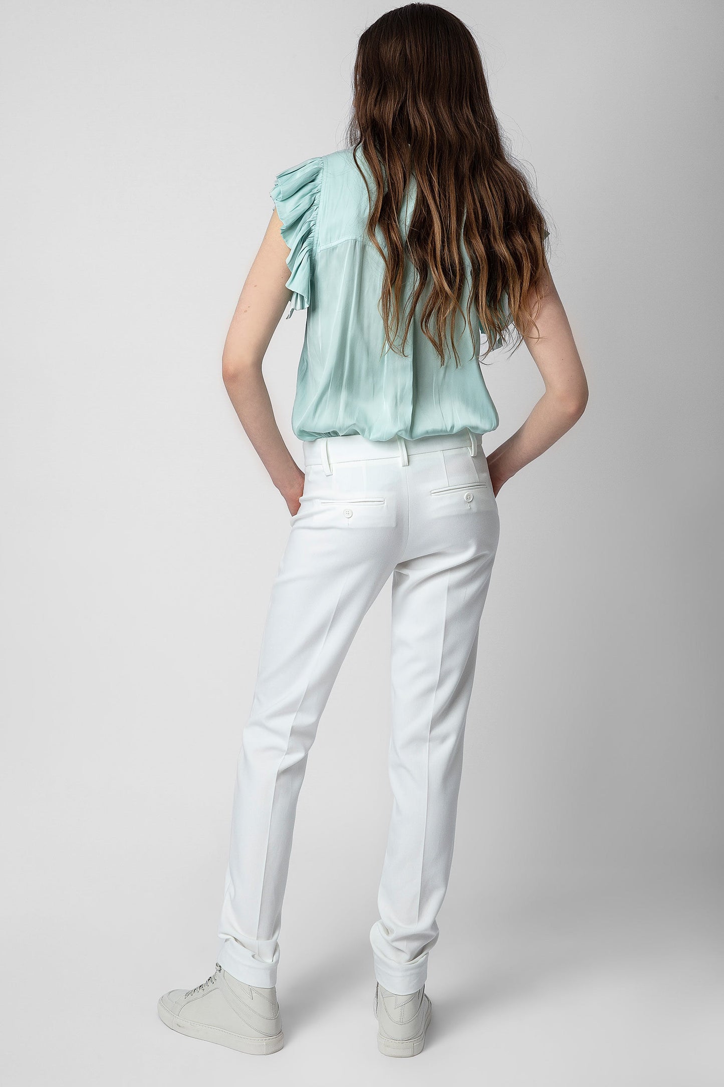 Zadig & Voltaire Tiza Satin Top