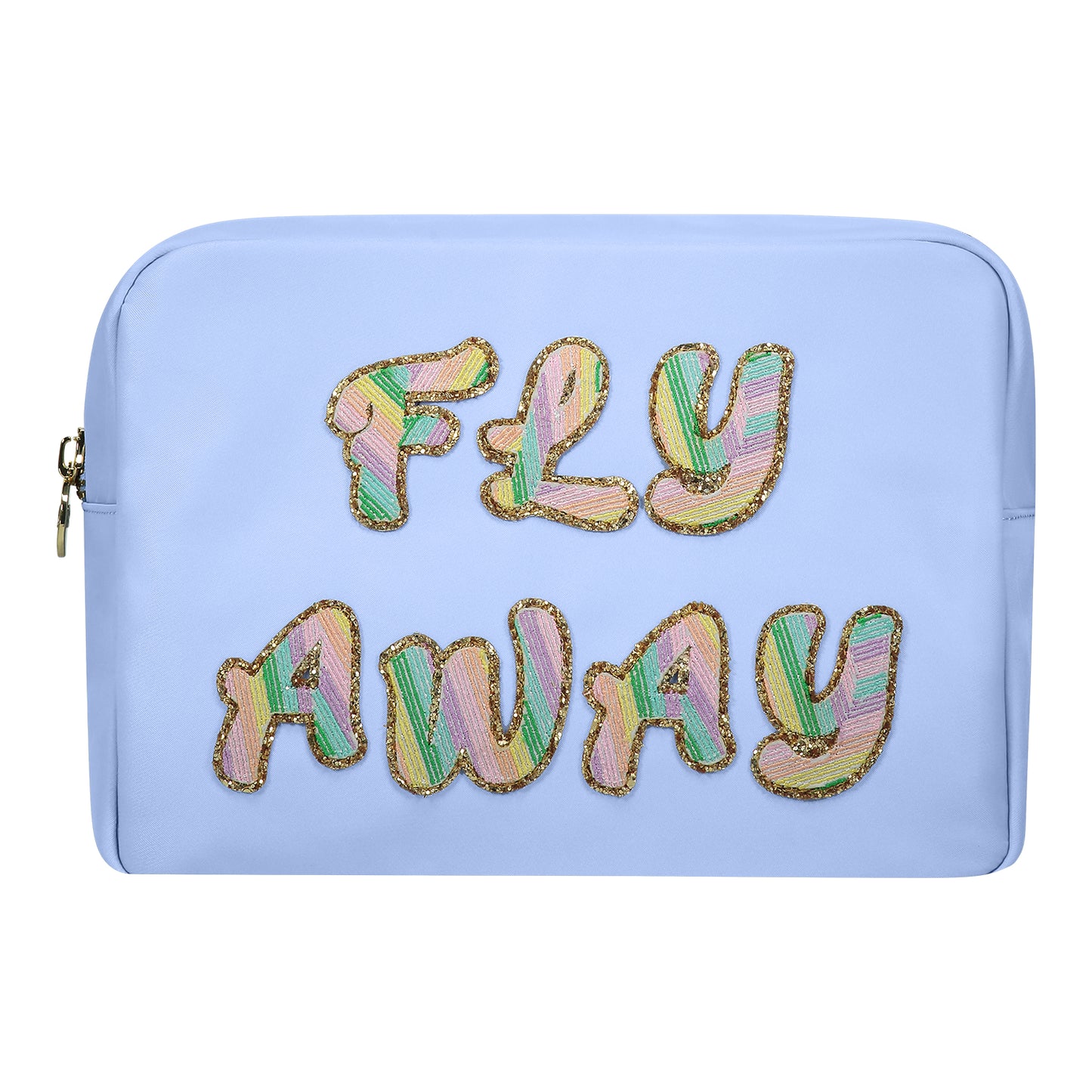 STONEY CLOVER FLY AWAY PERIWINKLE LARGE POUCH