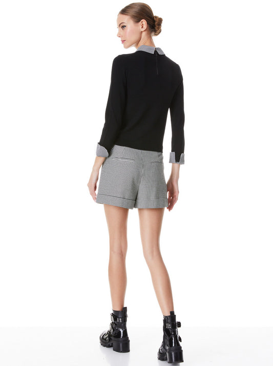 Alice & Olivia Conry Cuffed Short