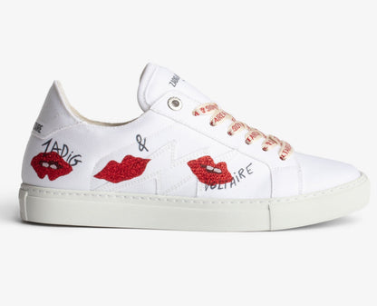 Zadig & Voltaire The La Flash Lips Sneakers