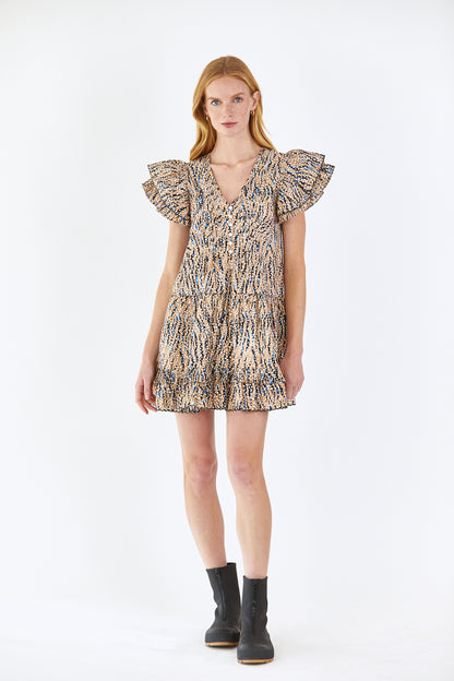 Hunter Bell Virginia Dress - Snowy Animal