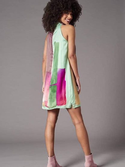 Funnel Neck Dress