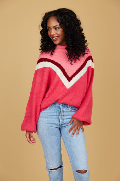 CROSBY MILLER SWEATER - BERRY FUN