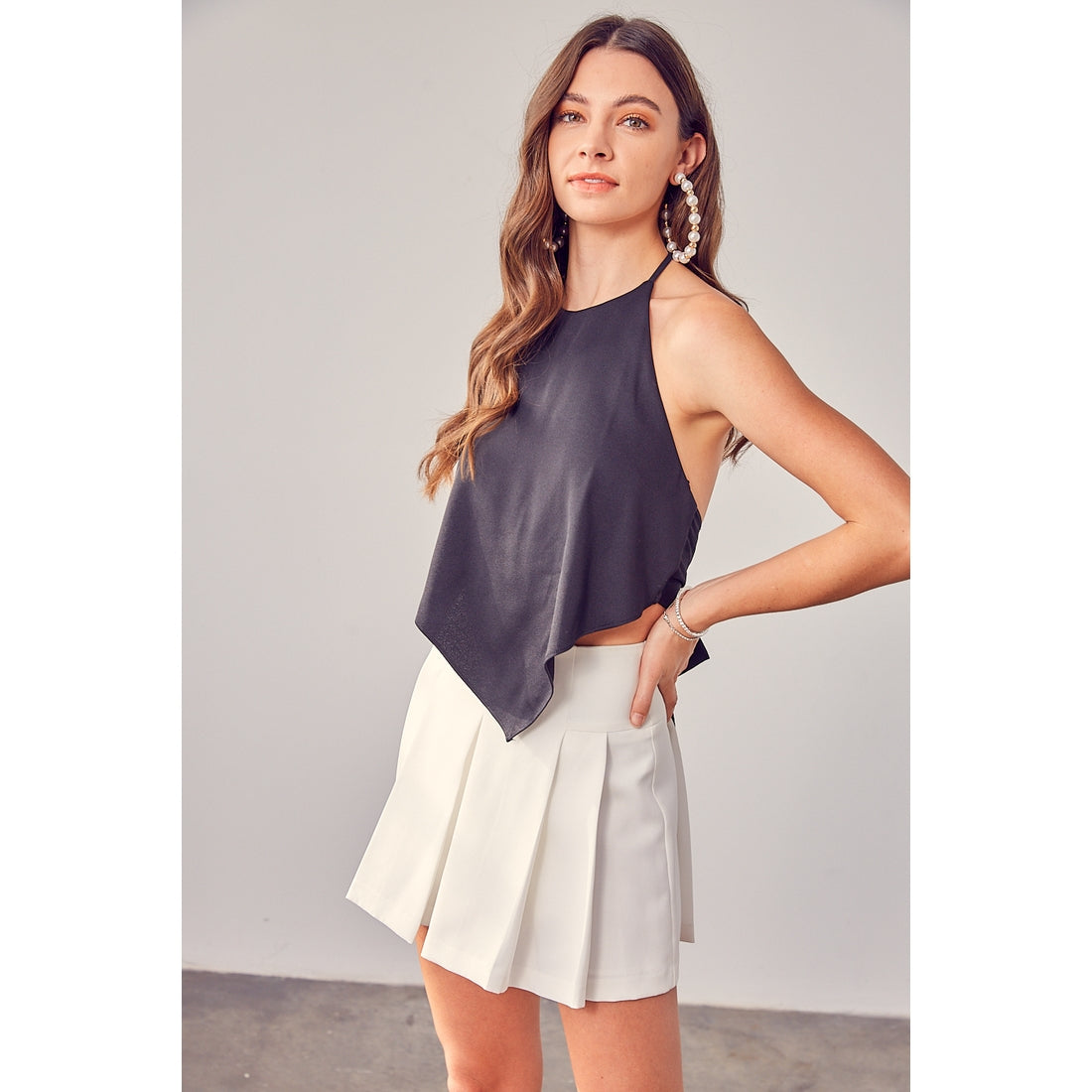 IRVING TIE BOW TOP