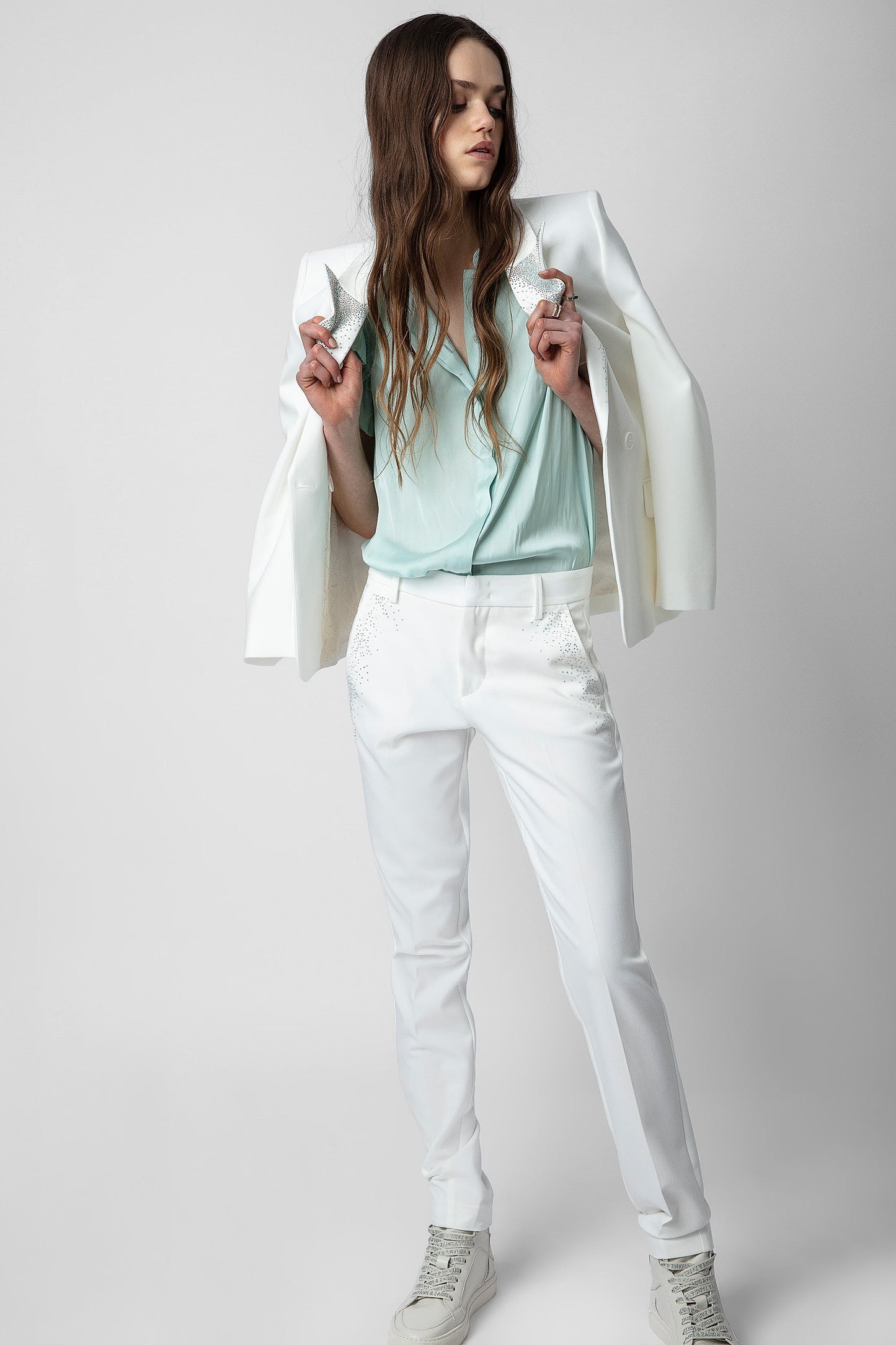 Zadig & Voltaire Tiza Satin Top