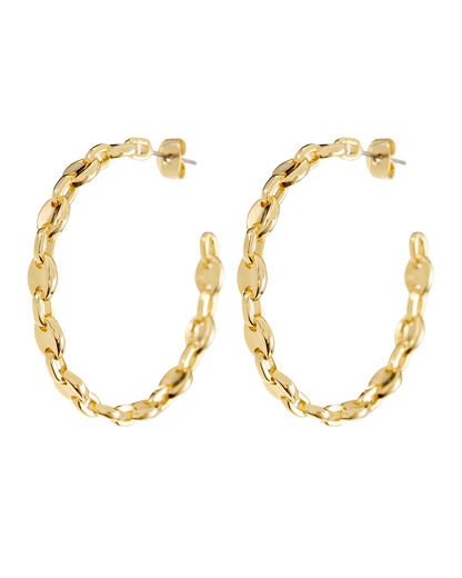 LUV AJ Mariner Hoops- Gold