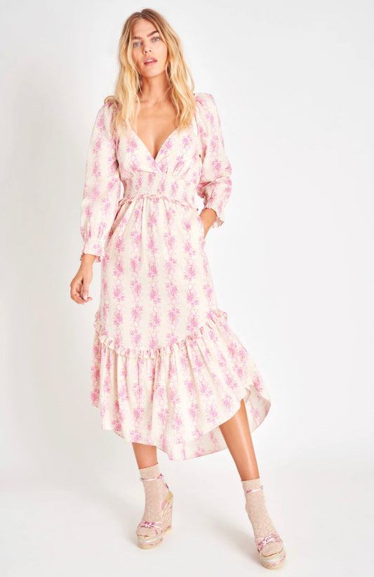 LoveShackFancy Firefly Dress - French Lilac