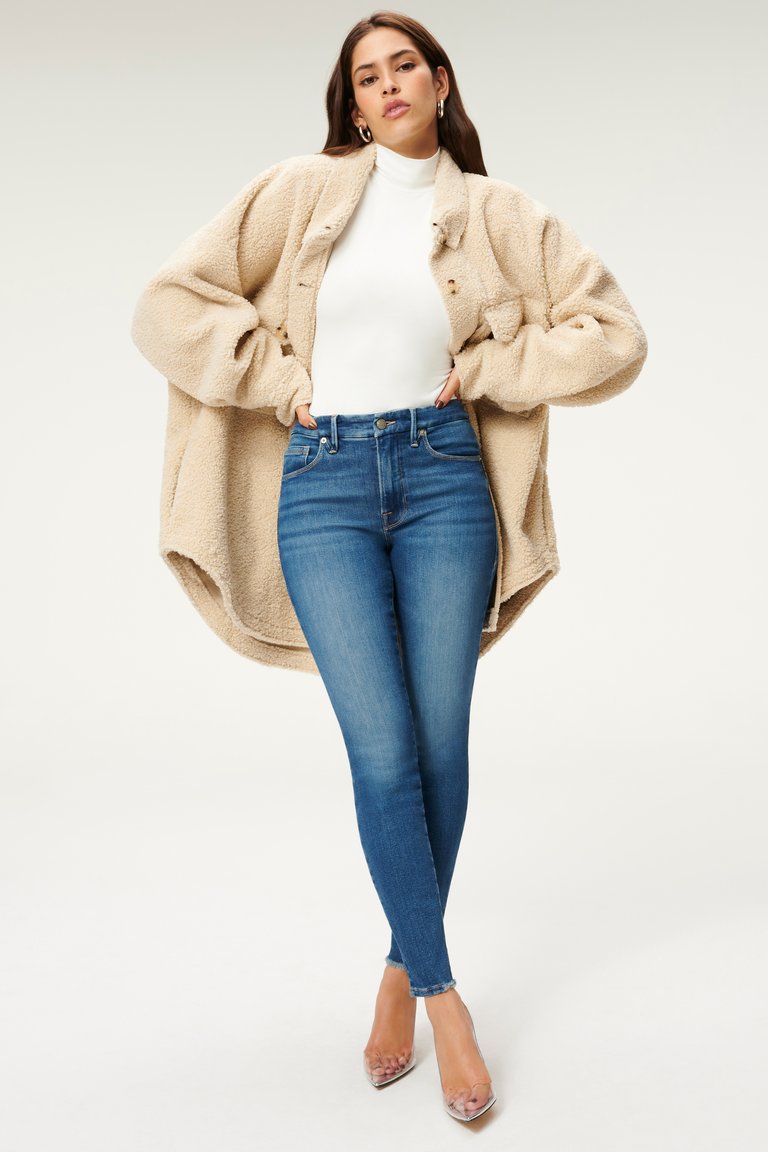 GOOD AMERICAN GOOD LEGS JACKED STEP HEM