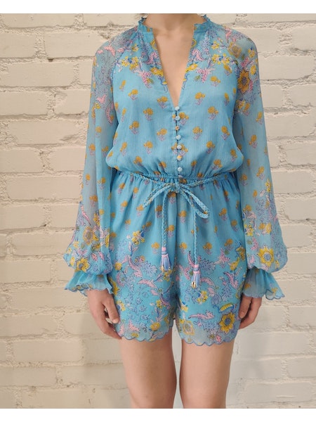 Hemant & Nandita Romper with Braided Belt