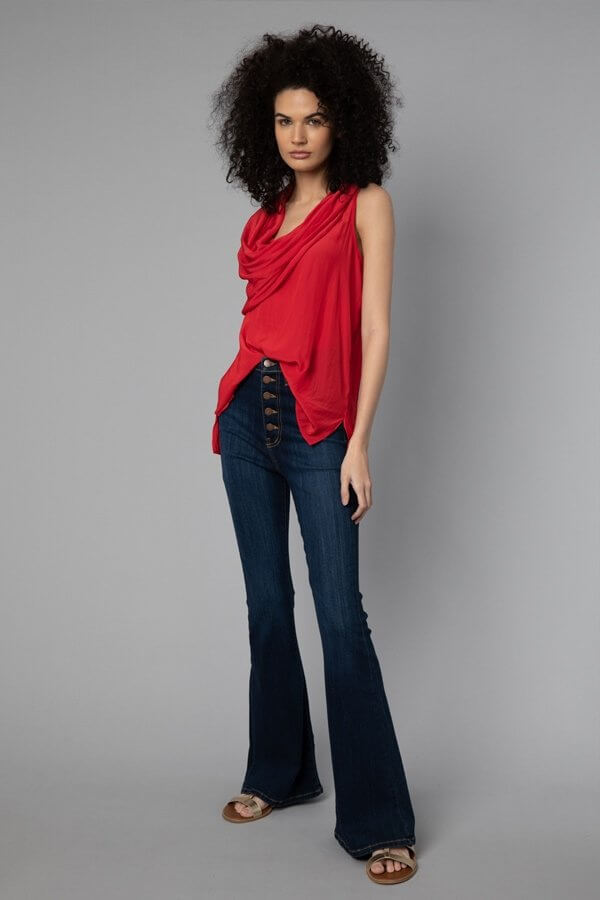 Candy Satin Neck Top