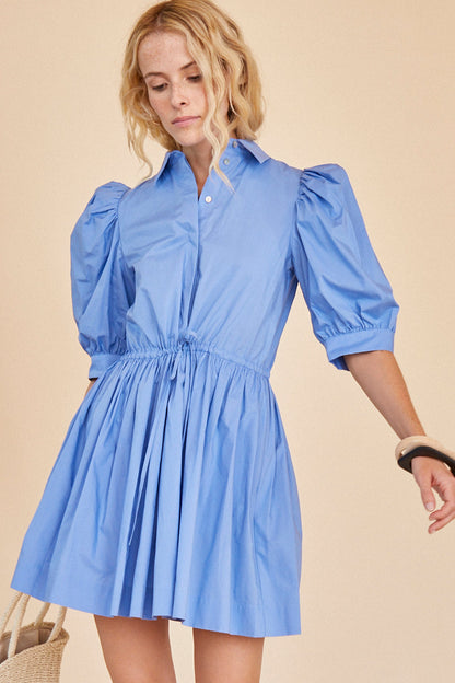 HUNTER BELL MCCAULEY DRESS - BLUE LAKE