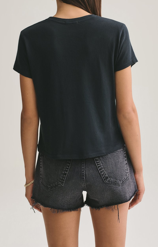 AGOLDE Linda Boxy Tee in Nocturne