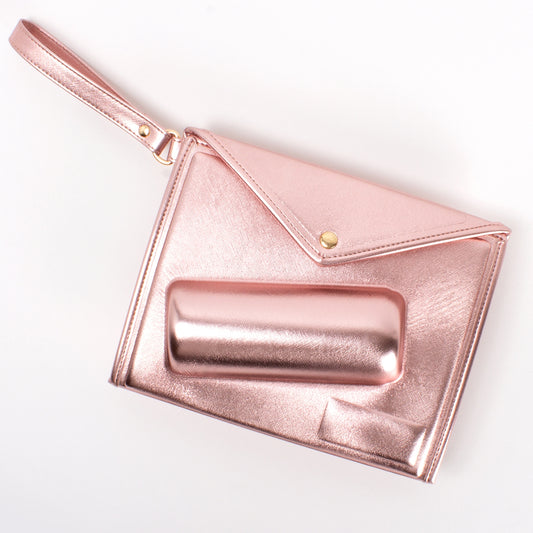 Rose Gold Slim Can Clutch