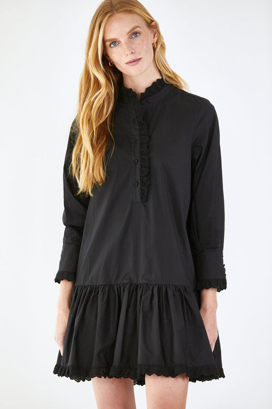 HUNTER BELL CARTER DRESS - BLACK
