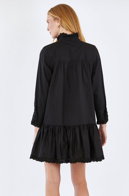 HUNTER BELL CARTER DRESS - BLACK