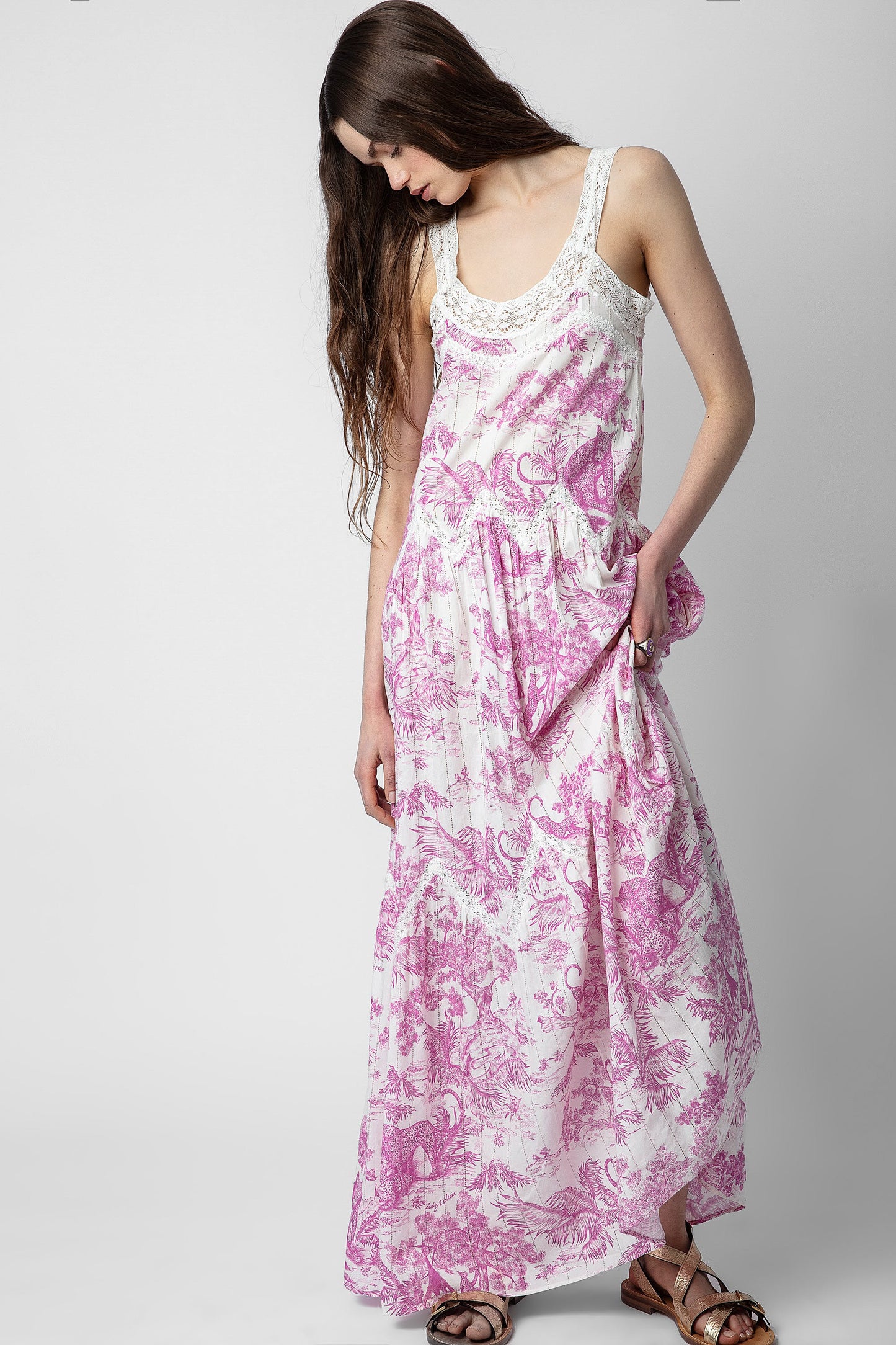 Zadig & Voltaire Recoud Toile De Jouy Dress