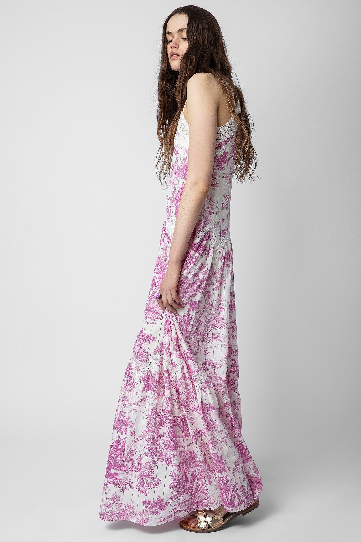 Zadig & Voltaire Recoud Toile De Jouy Dress