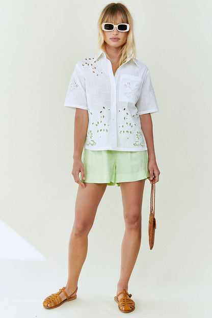 HUNTER BELL ASPEN SHORT - SEA FOAM