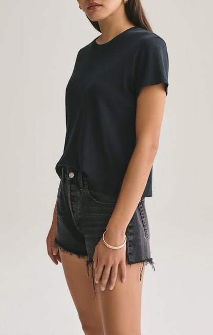 AGOLDE Linda Boxy Tee in Nocturne