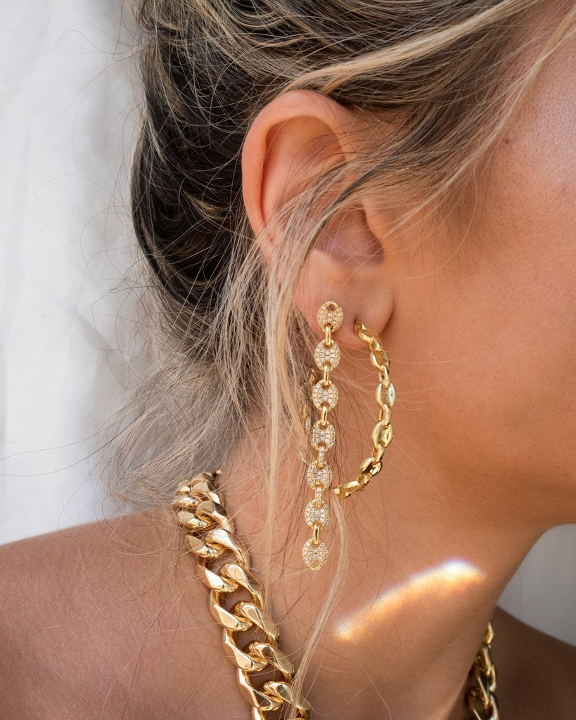 LUV AJ Mariner Hoops- Gold