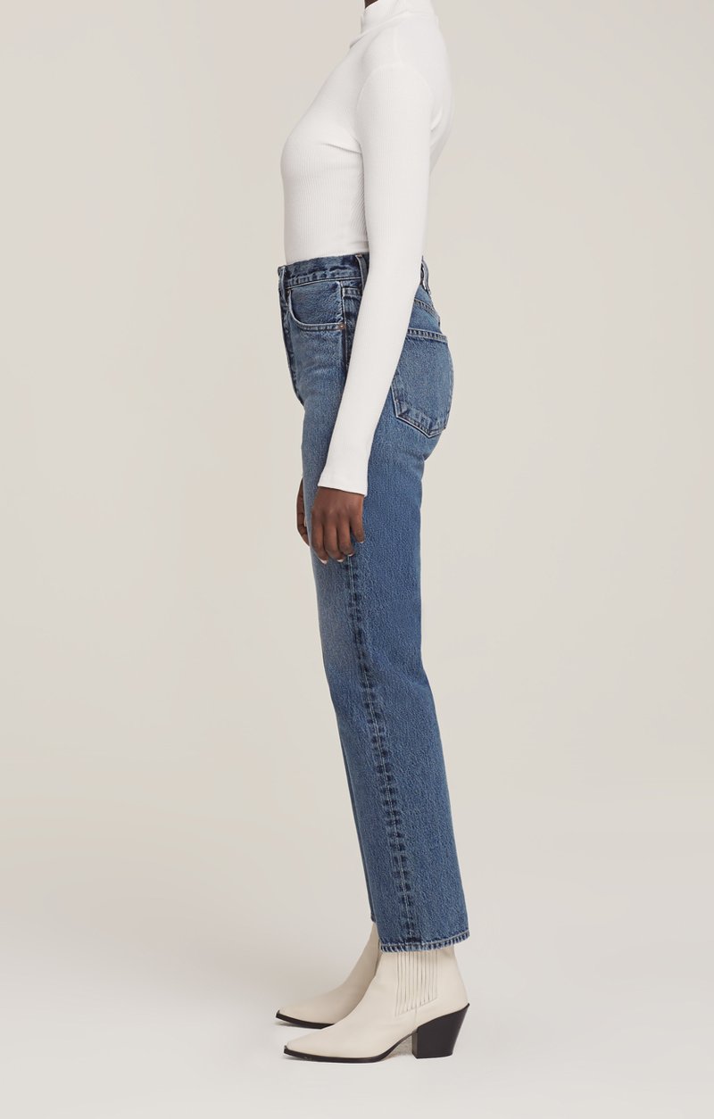 AGOLDE 90'S PINCH WAIST HIGH RISE STRAIGHT IN PORTRAIT