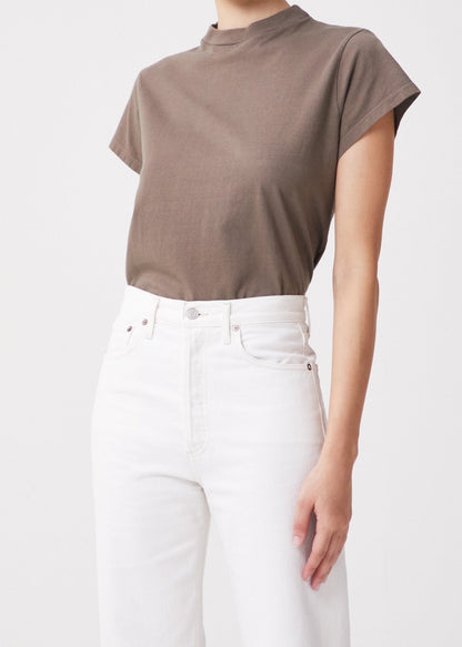 AGOLDE ANIKA CAP SLEEVE TEE