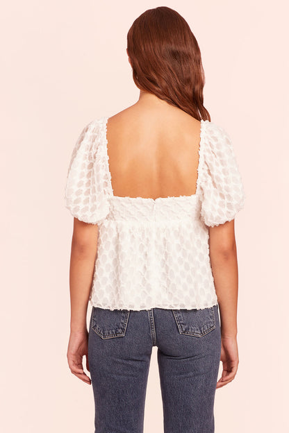 Amanda Uprichard Tomasina Top in Cirrus