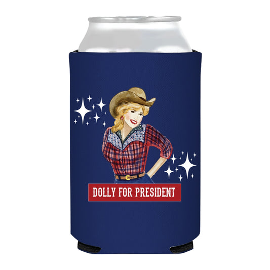 Dolly Parton For President Country Full Color Can Cooler