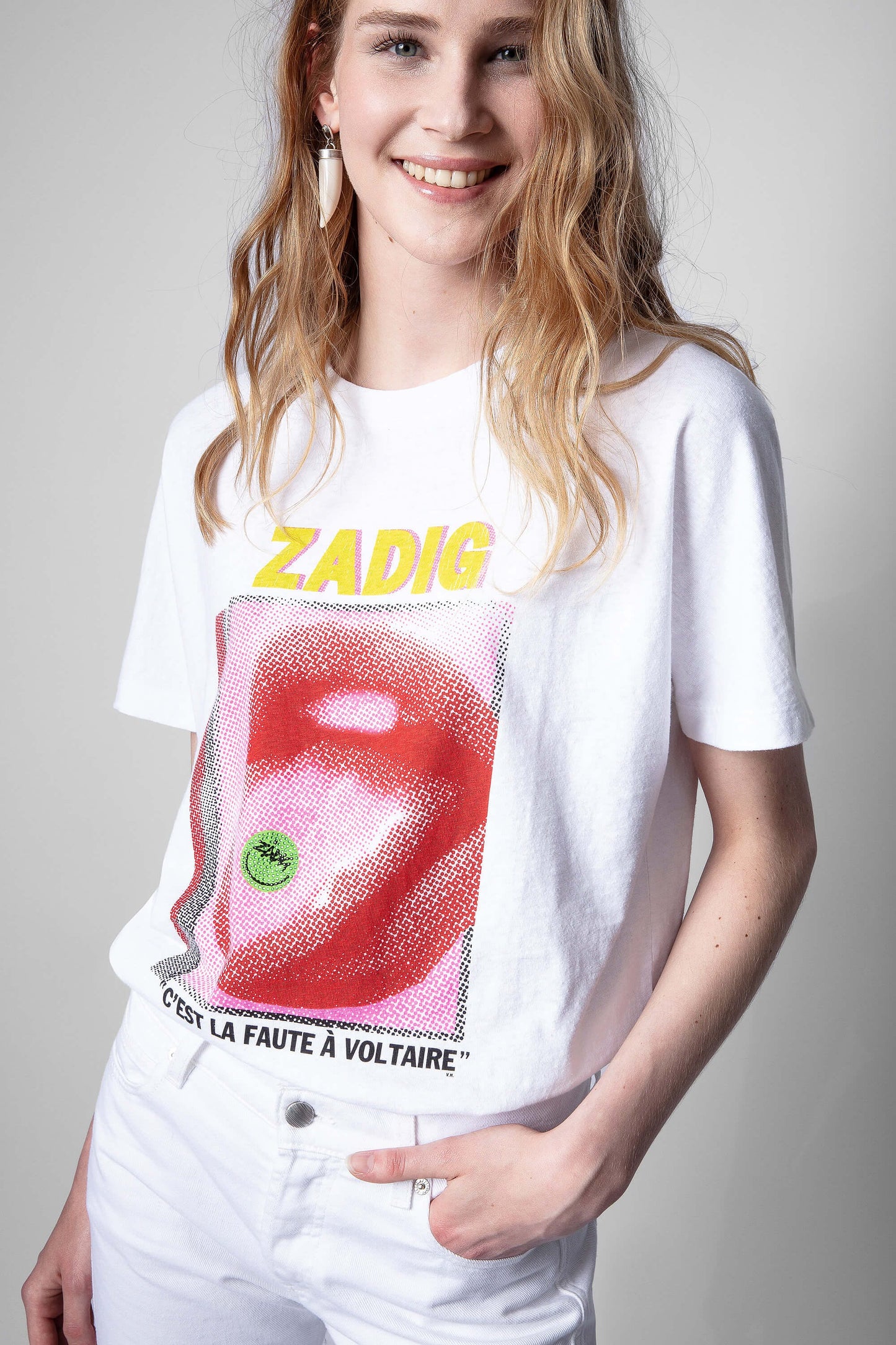Zadig & Voltaire Tom Voltaire Happy T-Shirt