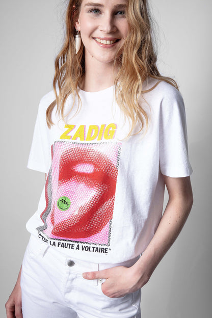 Zadig & Voltaire Tom Voltaire Happy T-Shirt