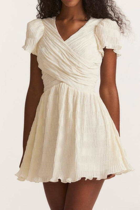 LoveShackFancy Patrona Dress - Antique White