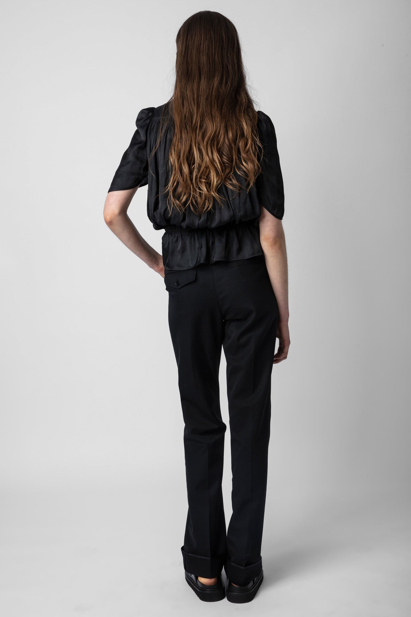 ZADIG & VOLTAIRE TYOKO SATIN TOP