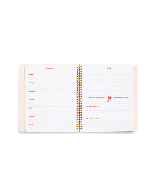 WEEKLY UNDATED PLANNER - PROGRESS NOT PERFECTION