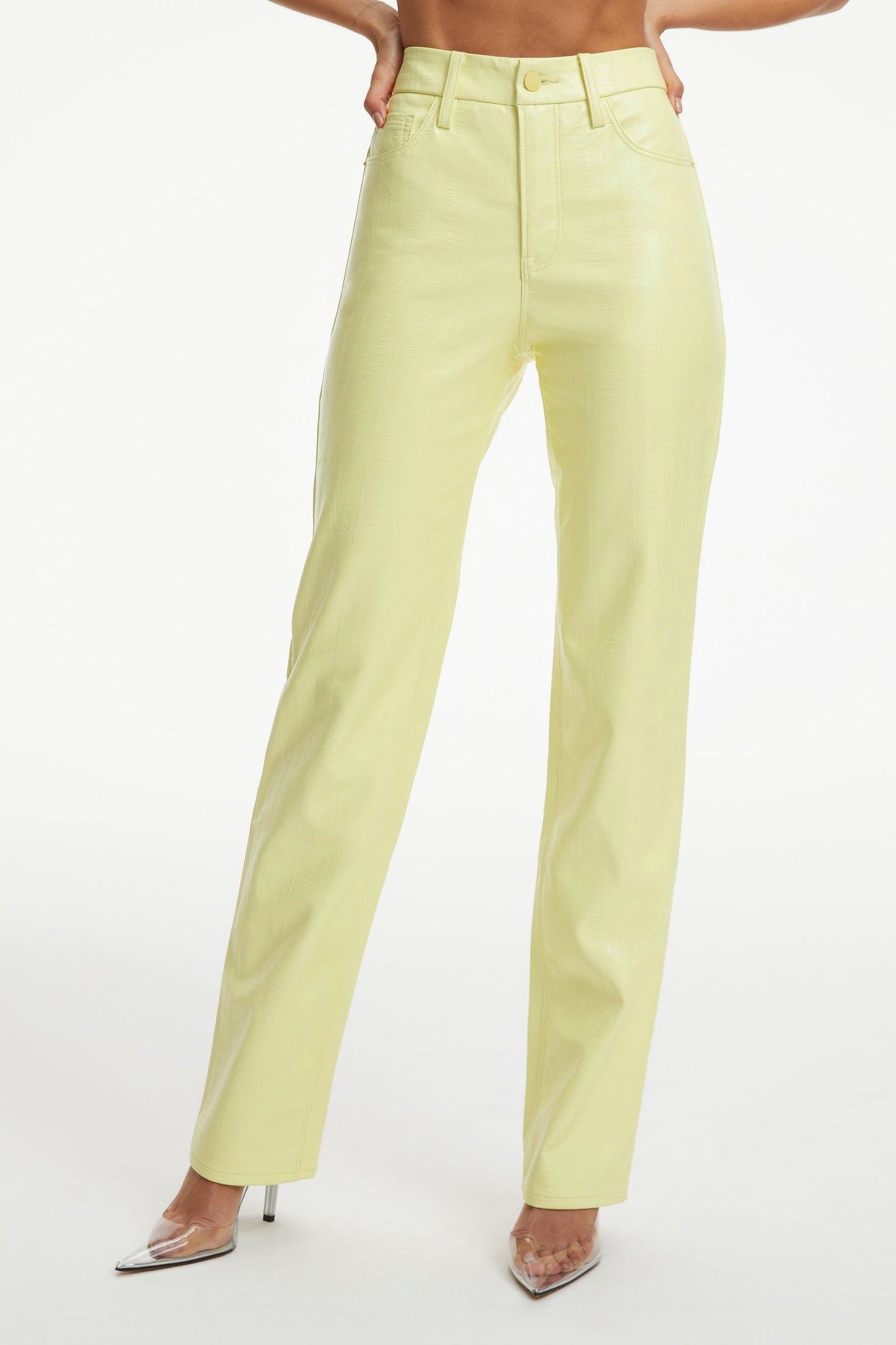 Good American Better Than Leather Good Icon - Key Lime