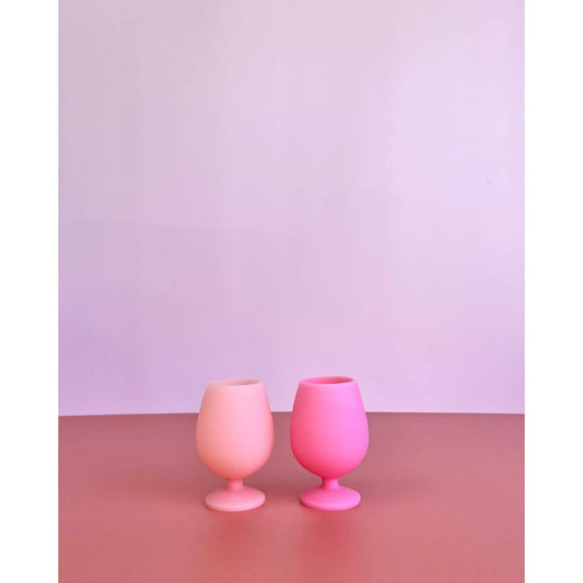 Stemm | Unbreakable Wine Glasses | Flamingo + Lotus