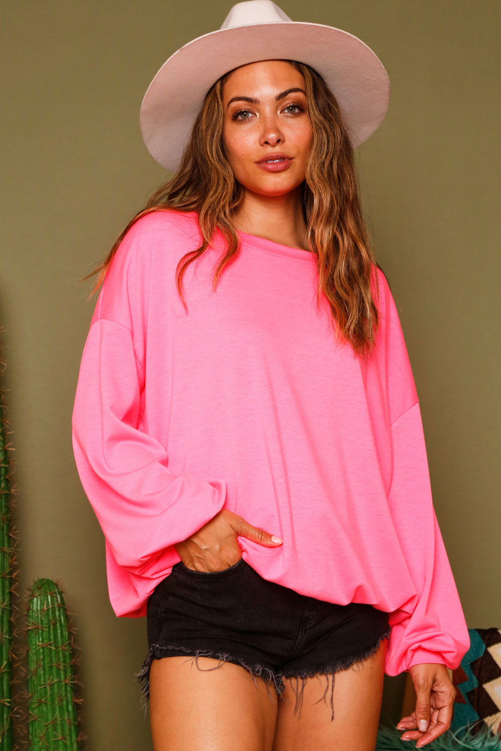 FRENCH TERRY TOP