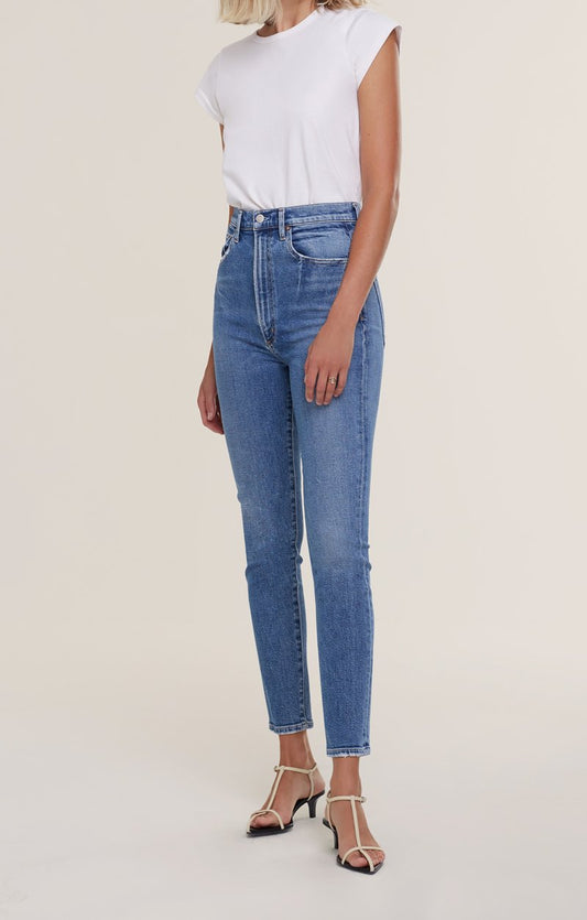 AGOLDE PINCH WAIST SKINNY IN AMPED