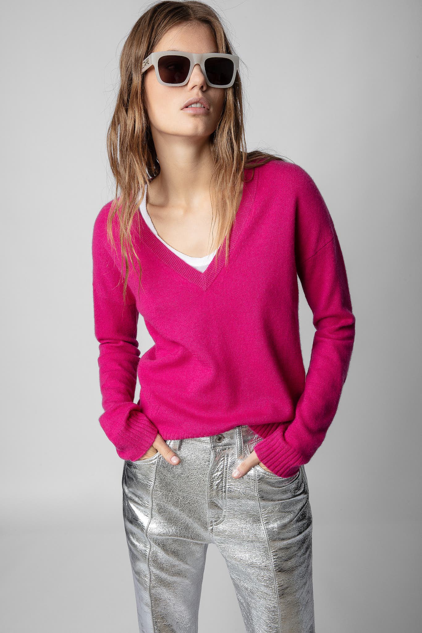 ZADIG & VOLTAIRE Pull Vivi Patch Cachemire