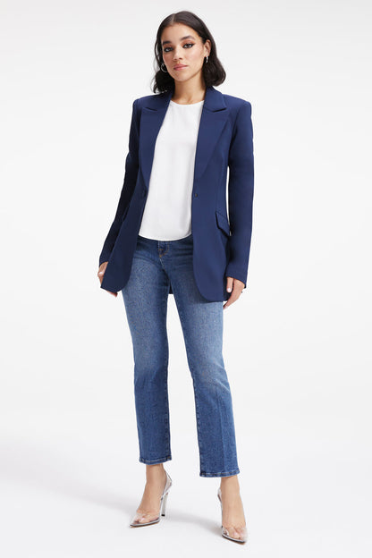 GOOD AMERICAN FITTED SCUBA BLAZER