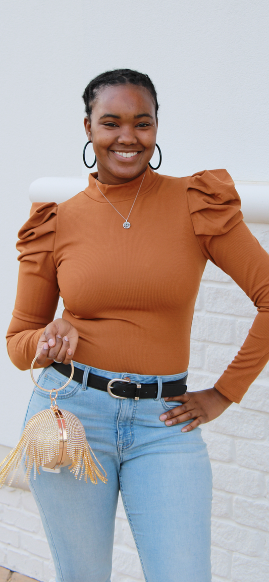 CARAMEL BODYSUIT