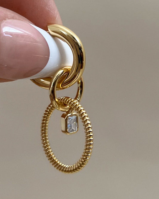 LUVAJ Camille Multi Hoops - Gold
