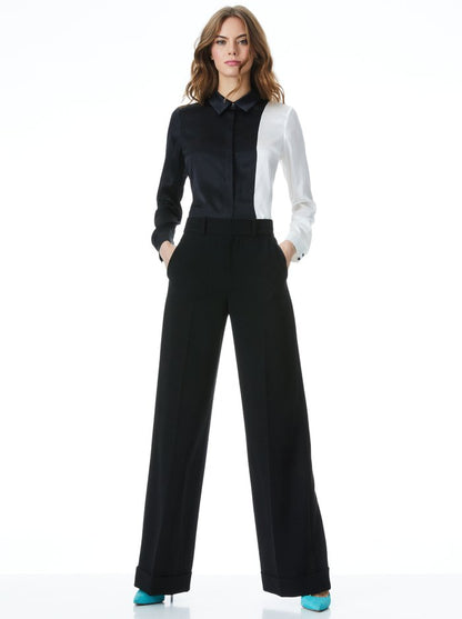 Alice + Olivia Willa Placket Top