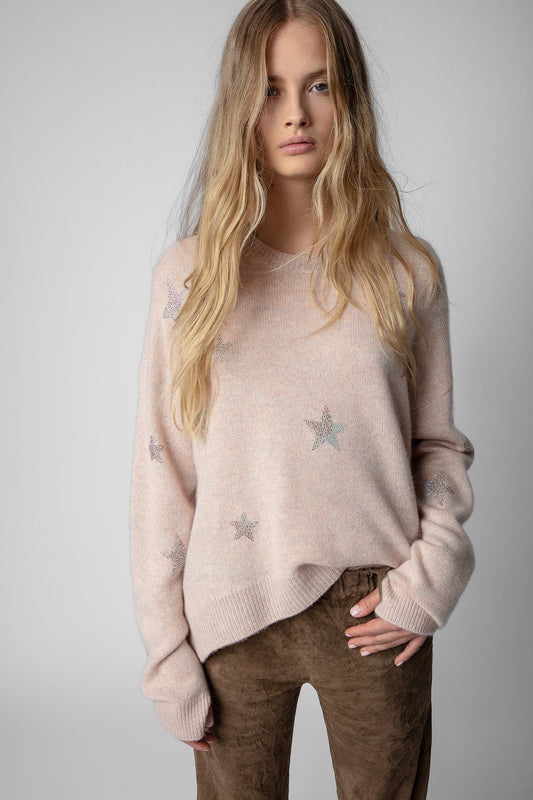 Zadig & Voltaire Marks Stars Cashmere Sweater